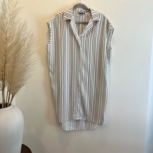 Maxi shirt Black and white